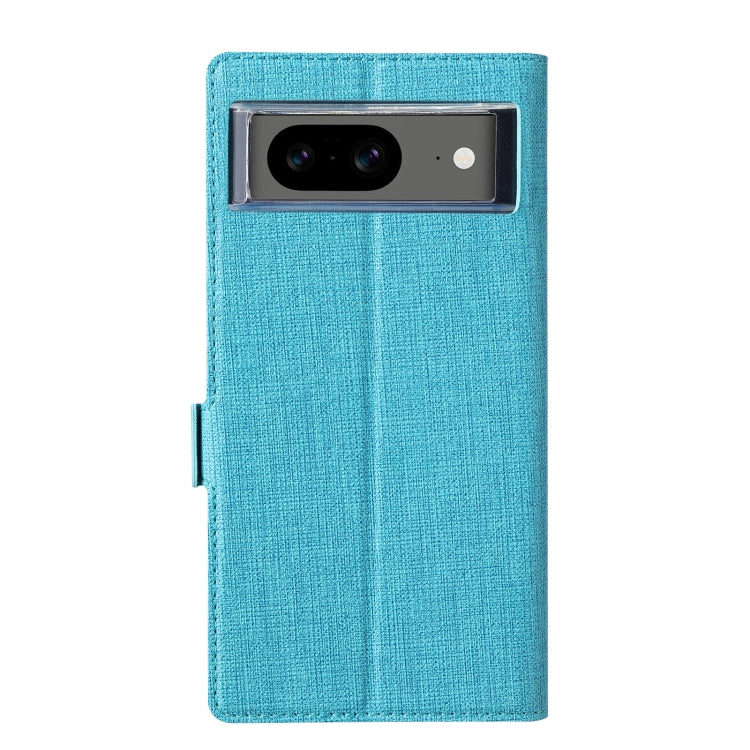 For Google Pixel 8 ViLi K Series Shockproof Magnetic Flip Leather Phone Case(Blue) by ViLi