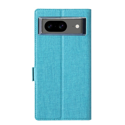 For Google Pixel 8 ViLi K Series Shockproof Magnetic Flip Leather Phone Case(Blue) by ViLi