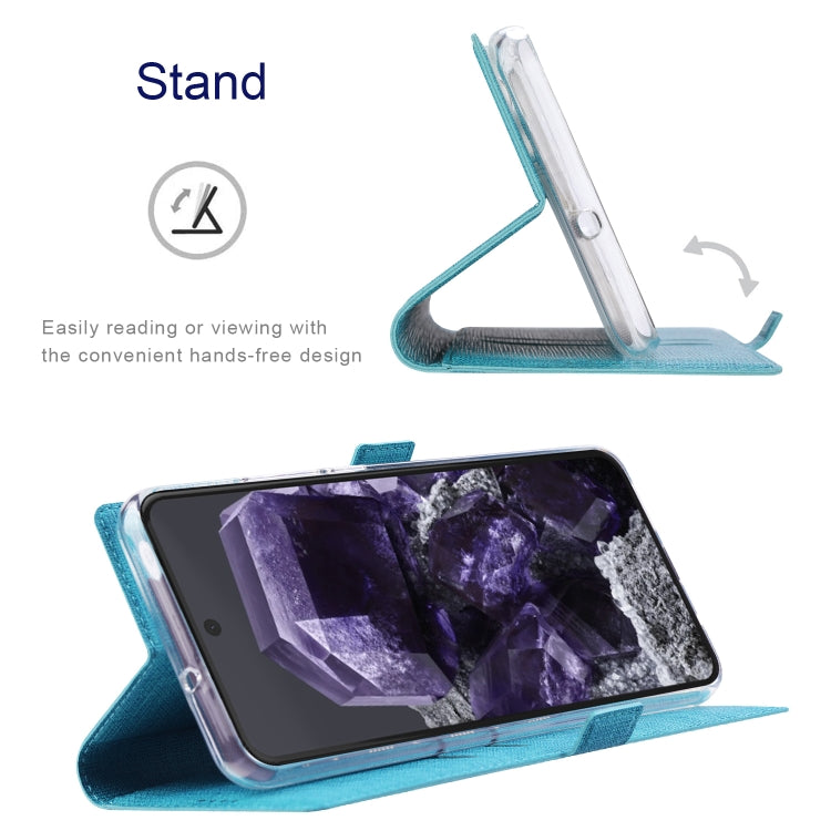 For Google Pixel 8 ViLi K Series Shockproof Magnetic Flip Leather Phone Case(Blue) by ViLi