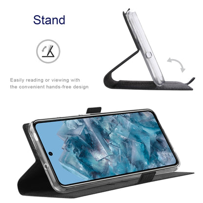 For Google Pixel 8 Pro ViLi K Series Shockproof Magnetic Flip Leather Phone Case(Black) by ViLi