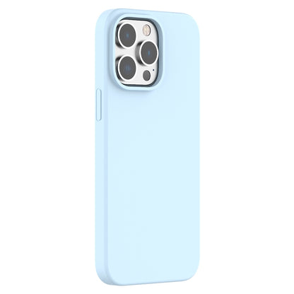 For iPhone 15 Pro Max Mutural Yuemu Series Liquid Silicone Phone Case(Light Blue) by Mutural