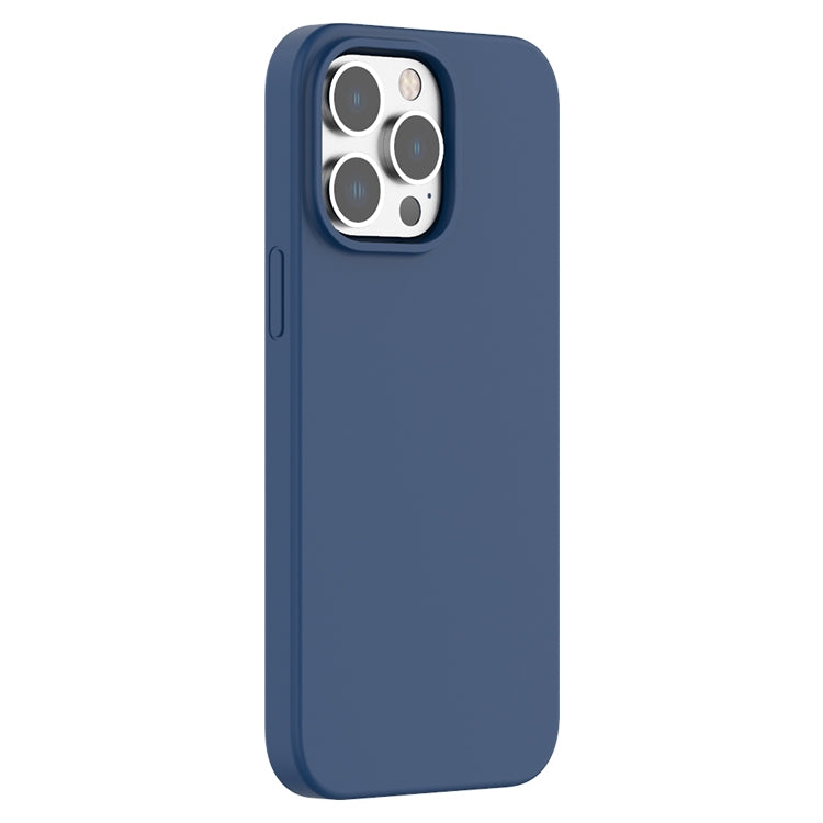 For iPhone 15 Pro Max Mutural Yuemu Series Liquid Silicone Phone Case(Dark Blue) by Mutural