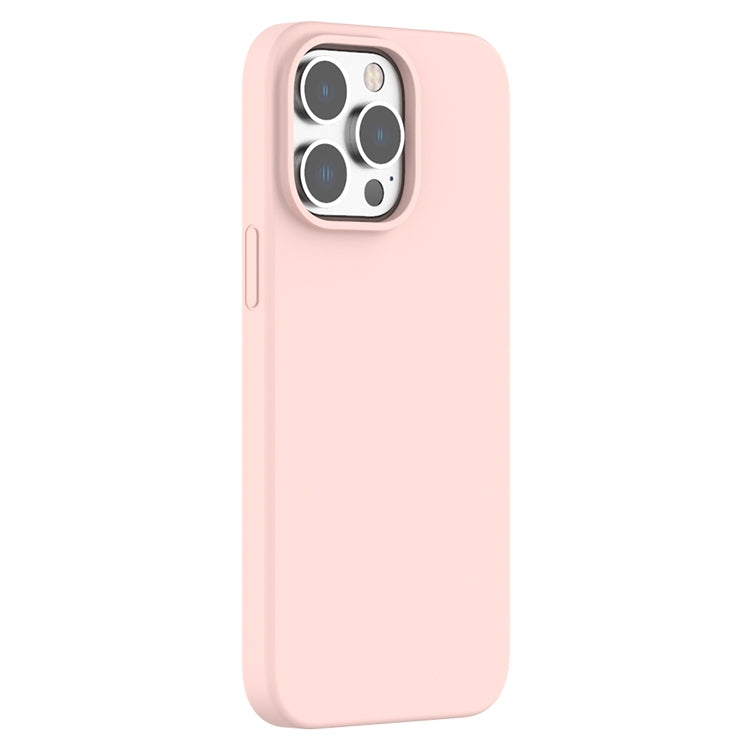 For iPhone 15 Pro Mutural Yuemu Series Liquid Silicone Phone Case(Pink) by Mutural