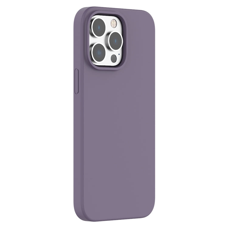 For iPhone 15 Pro Mutural Yuemu Series Liquid Silicone Phone Case(Purple) by Mutural