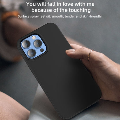 For iPhone 15 Pro Mutural Yuemu Series Liquid Silicone Phone Case(Dark Blue) by Mutural