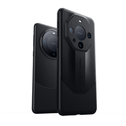 For Huawei Mate 40 Pro SULADA Plain Leather + PC Shockproof Phone Case(Black) by SULADA