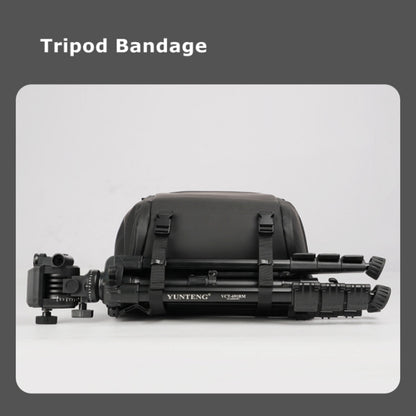 Cwatcun D89 Camera Backpack Waterproof Leather Film 15.6 Laptop Sleeve Bag, Size:43.5 x 33 x 22.5cm(Black) by Cwatcun