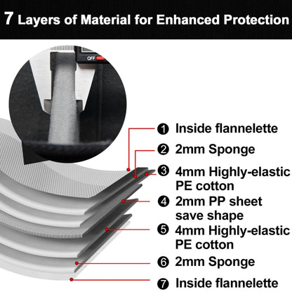 Cwatcun D93 Camera Bag Canvas Shoulder Bag, Size:21 x 14 x 30cm Black by Cwatcun