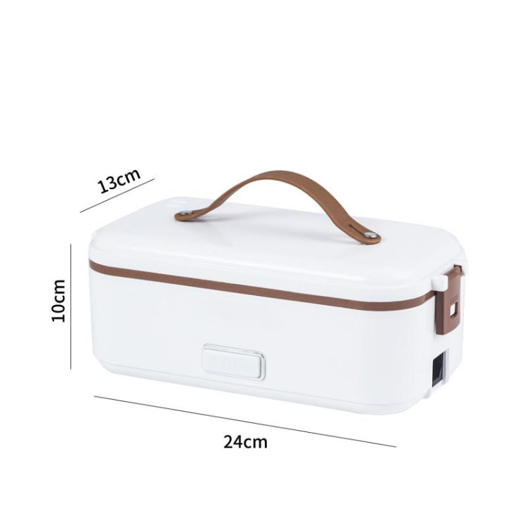 Multi Functional Microwave Oven With Plug-in Electric Cooking Electric Lunch Box, Color:White Single Layer(UK Plug) by bashfashion