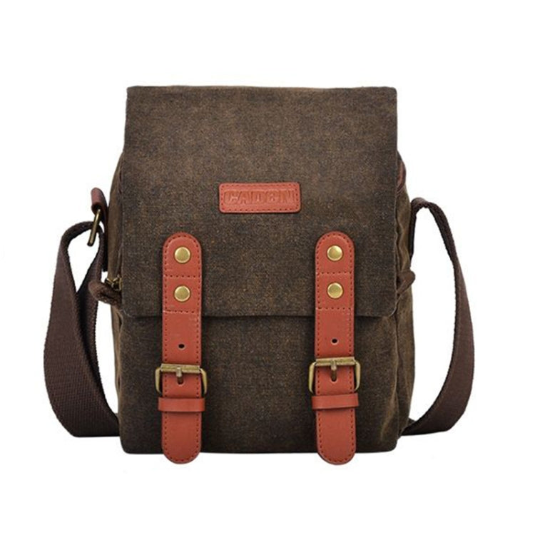 Cwatcun N1 Retro Multifunctional Canvas Waterproof Digital Camera Photography Bag, Size:18 x 12.5 x 21cm Coffee by Cwatcun