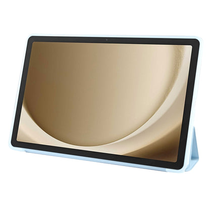 For Samsung Galaxy Tab A11+ / A9+ Tri-fold Holder Horizontal Flip TPU Leather Tablet Case(Sky Blue) by bashfashion