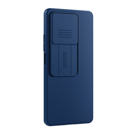For Xiaomi Redmi Note 13 5G NILLKIN Black Mirror Series Camshield PC Phone Case(Blue) by NILLKIN