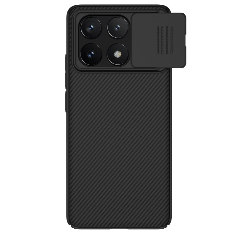 For Xiaomi Redmi K70E / Poco X6 Pro 5G NILLKIN Black Mirror Series Camshield PC Phone Case(Black) by NILLKIN