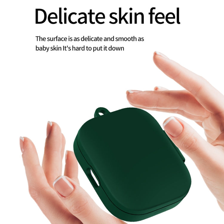 For Xiaomi Redmi Buds 5 Shockproof TPU Earphone Protective Case with Hook(Dark Green) by bashfashion