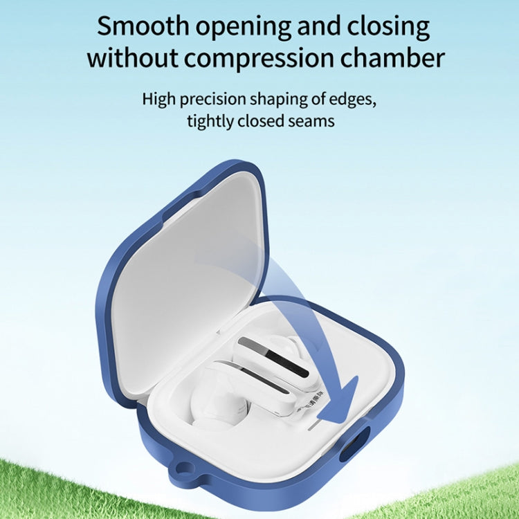 For Xiaomi Redmi Buds 5 Shockproof TPU Earphone Protective Case with Hook(Midnight Blue) by bashfashion