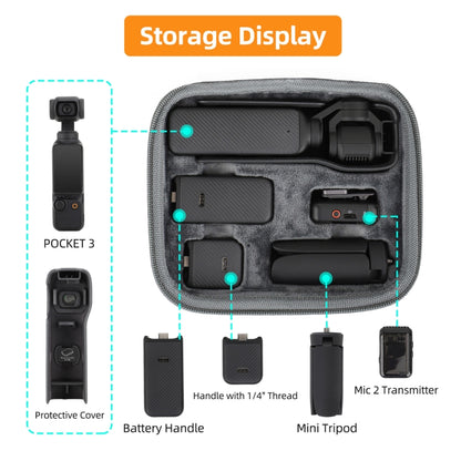 For DJI Osmo Pocket 3 Sunnylife Storage Case Box Full Set Bag by Sunnylife