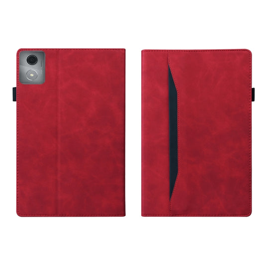 For Lenovo Tab K11 Plus / M11 Plus Business Shockproof Horizontal Flip Leather Tablet Case(Red) by bashfashion