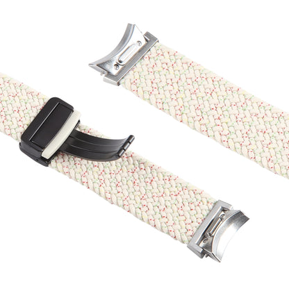 For Samsung Galaxy Watch 6 / 5 / 4 Magnetic Fold Buckle Nylon Woven Watch Band(Starlight Colorful) by bashfashion