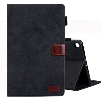 For Samsung Galaxy Tab A11 / A9 Cloth Texture Leather Tablet Case(Black) by bashfashion