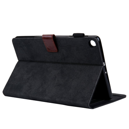 For Samsung Galaxy Tab A11 / A9 Cloth Texture Leather Tablet Case(Black) by bashfashion
