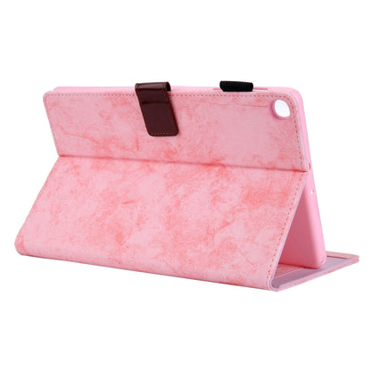 For Samsung Galaxy Tab A11 / A9 Cloth Texture Leather Tablet Case(Pink) by bashfashion