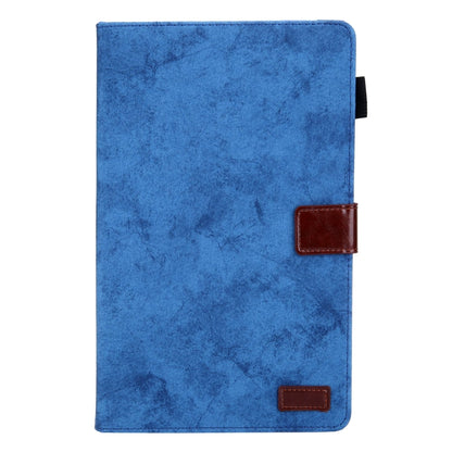 For Samsung Galaxy Tab A11 / A9 Cloth Texture Leather Tablet Case(Blue) by bashfashion
