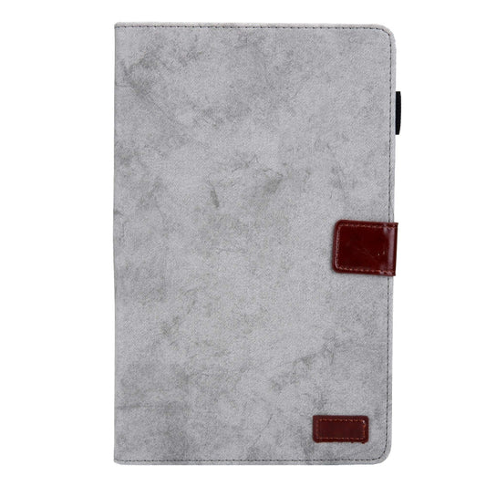 For Samsung Galaxy Tab A11 / A9 Cloth Texture Leather Tablet Case(Grey) by bashfashion