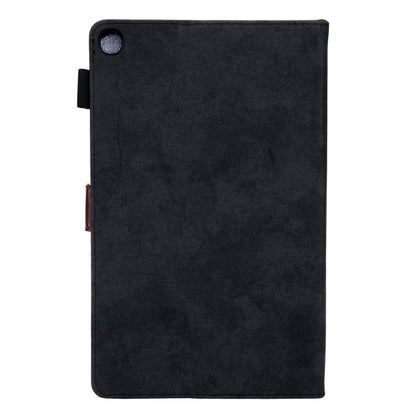 For Samsung Galaxy Tab A11+ / A9+ Cloth Texture Leather Tablet Case(Black) by bashfashion