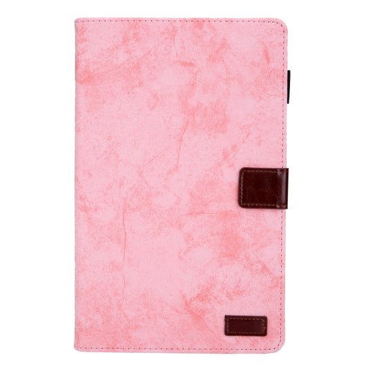 For Samsung Galaxy Tab A11+ / A9+ Cloth Texture Leather Tablet Case(Pink) by bashfashion