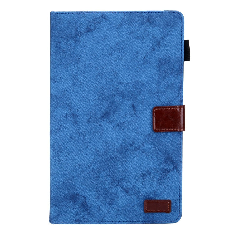 For Samsung Galaxy Tab A11+ / A9+ Cloth Texture Leather Tablet Case(Blue) by bashfashion