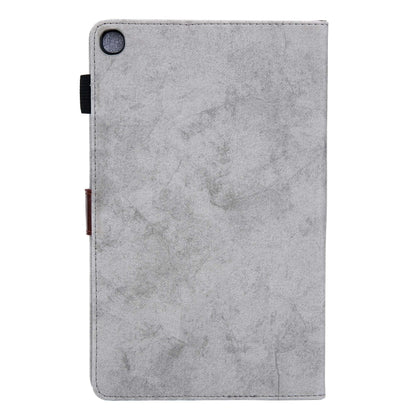 For Samsung Galaxy Tab A11+ / A9+ Cloth Texture Leather Tablet Case(Grey) by bashfashion