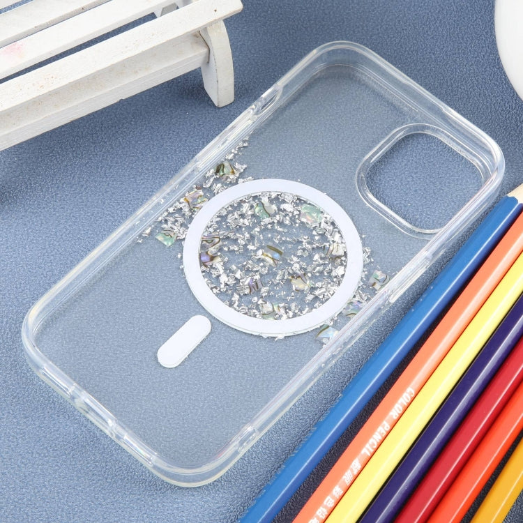 For iPhone 15 DFANS DESIGN Magsafe Magnetic Starlight Shining Phone Case(Silver Foil Shell) by DFANS DESIGN