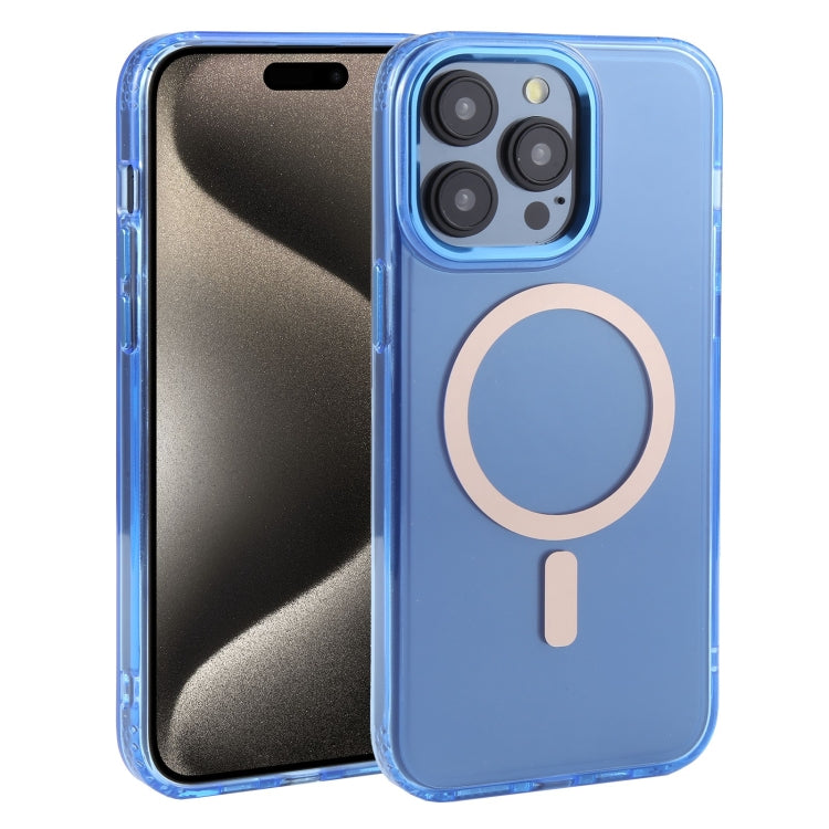 For iPhone 15 Pro Max DFANS DESIGN Magsafe Magnetic Phone Case(Blue) by DFANS DESIGN