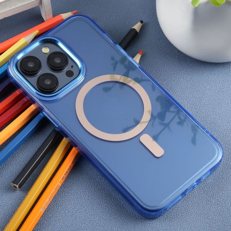 For iPhone 15 Pro Max DFANS DESIGN Magsafe Magnetic Phone Case(Blue) by DFANS DESIGN