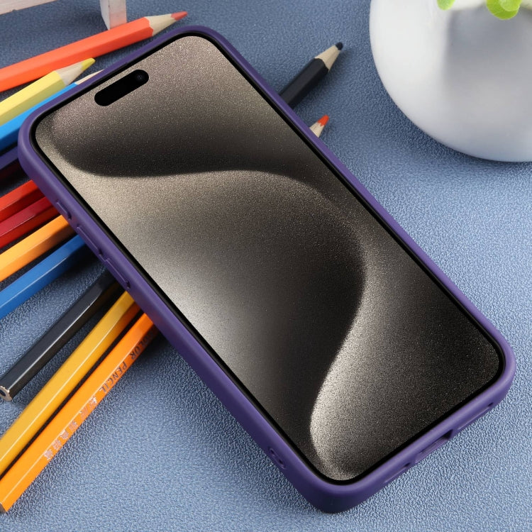 For iPhone 15 Pro DFANS DESIGN Frosted Magsafe Magnetic Holder Phone Case(Purple) by DFANS DESIGN
