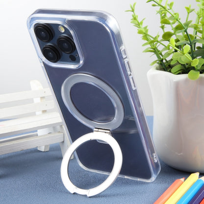 For iPhone 15 Pro DFANS DESIGN Frosted Magsafe Magnetic Holder Phone Case(Transparent) by DFANS DESIGN