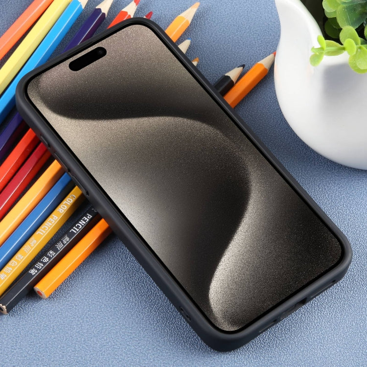 For iPhone 15 Pro DFANS DESIGN Frosted Magsafe Magnetic Holder Phone Case(Black) by DFANS DESIGN