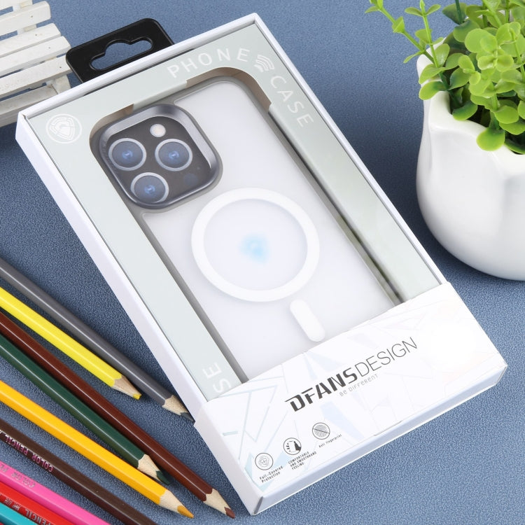 For iPhone 15 Pro Max DFANS DESIGN Magsafe Magnetic Phone Case(Grey) by DFANS DESIGN