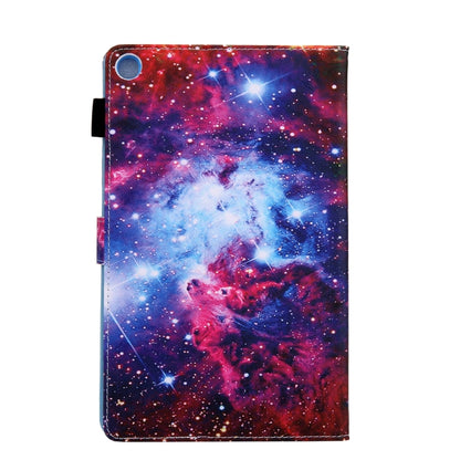 For Samsung Galaxy Tab A11+ / A9+ Colored Drawing Leather Tablet Case(Starry Sky) by bashfashion