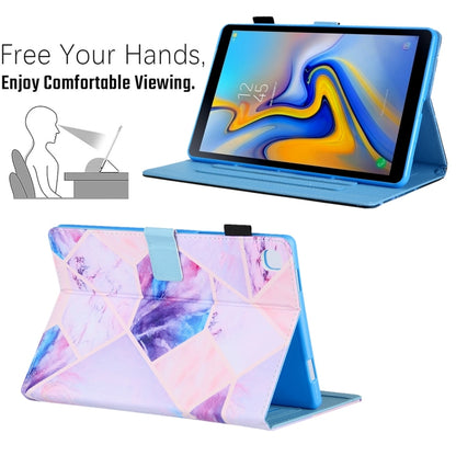 For Samsung Galaxy Tab A11+ / A9+ Colored Drawing Leather Tablet Case(Colorful Grid) by bashfashion