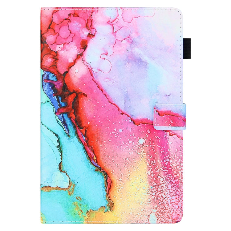 For Samsung Galaxy Tab A11 / A9 Colored Drawing Leather Tablet Case(Colorful) by bashfashion