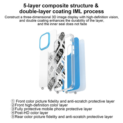 For iPhone 15 Pro Mutural Fusion Series Phone Case(Sky Blue) by Mutural