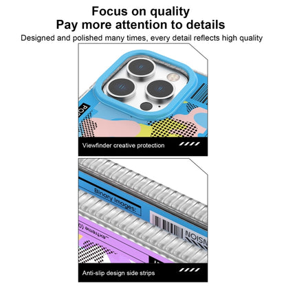 For iPhone 15 Pro Max Mutural Billboard Series Phone Case(Dark Blue) by Mutural