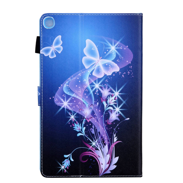 For Samsung Galaxy Tab A11+ / A9+ Colored Drawing Leather Tablet Case(Fantasy Butterfly) by bashfashion