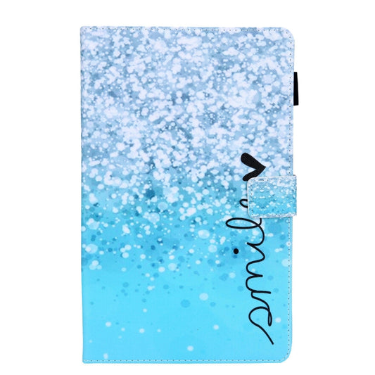 For Samsung Galaxy Tab A11+ / A9+ Colored Drawing Leather Tablet Case(Beautiful Bubble) by bashfashion