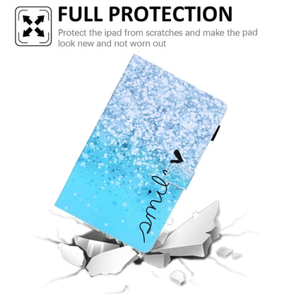 For Samsung Galaxy Tab A11+ / A9+ Colored Drawing Leather Tablet Case(Beautiful Bubble) by bashfashion