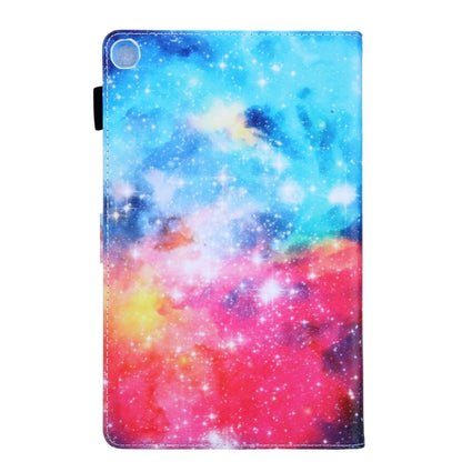 For Samsung Galaxy Tab A11+ / A9+ Colored Drawing Leather Tablet Case(Beautiful Starry Sky) by bashfashion