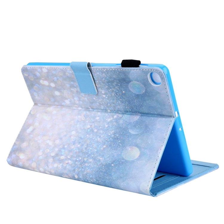 For Samsung Galaxy Tab A11+ / A9+ Colored Drawing Leather Tablet Case(Sparkling Sand) by bashfashion