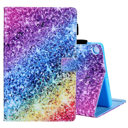 For Samsung Galaxy Tab A11+ / A9+ Colored Drawing Leather Tablet Case(Colorful Diamonds) by bashfashion