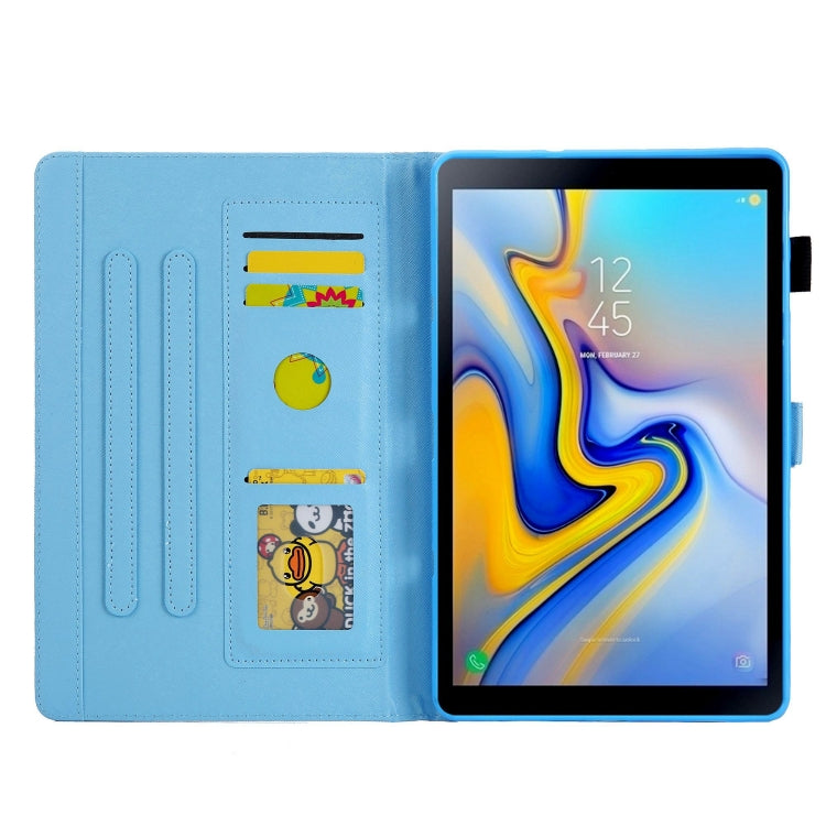 For Samsung Galaxy Tab A11+ / A9+ Colored Drawing Leather Tablet Case(Colorful Diamonds) by bashfashion